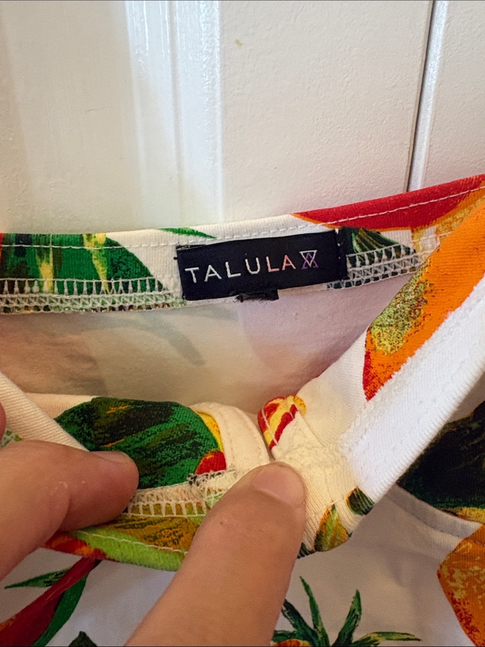 Talula White Citrus Print Sundress - Picture 3 of 3